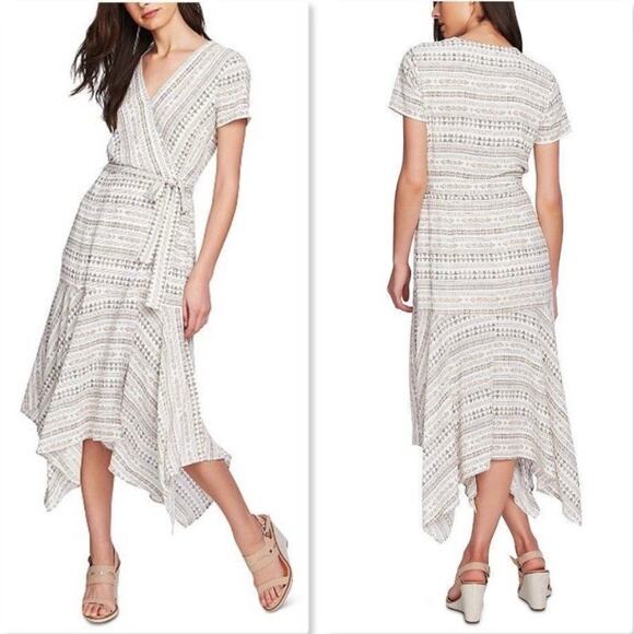 1. State Tribal Print Midi Wrap Dress - 6 NWT - Picture 1 of 14